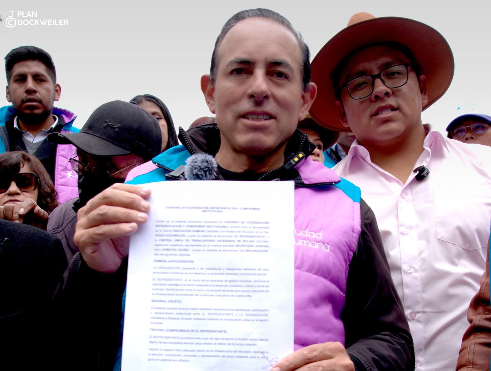 Central Única de Trabajadores Artesanos de Bolivia se une al proyecto de Innovación Humana por el desarrollo de La Paz